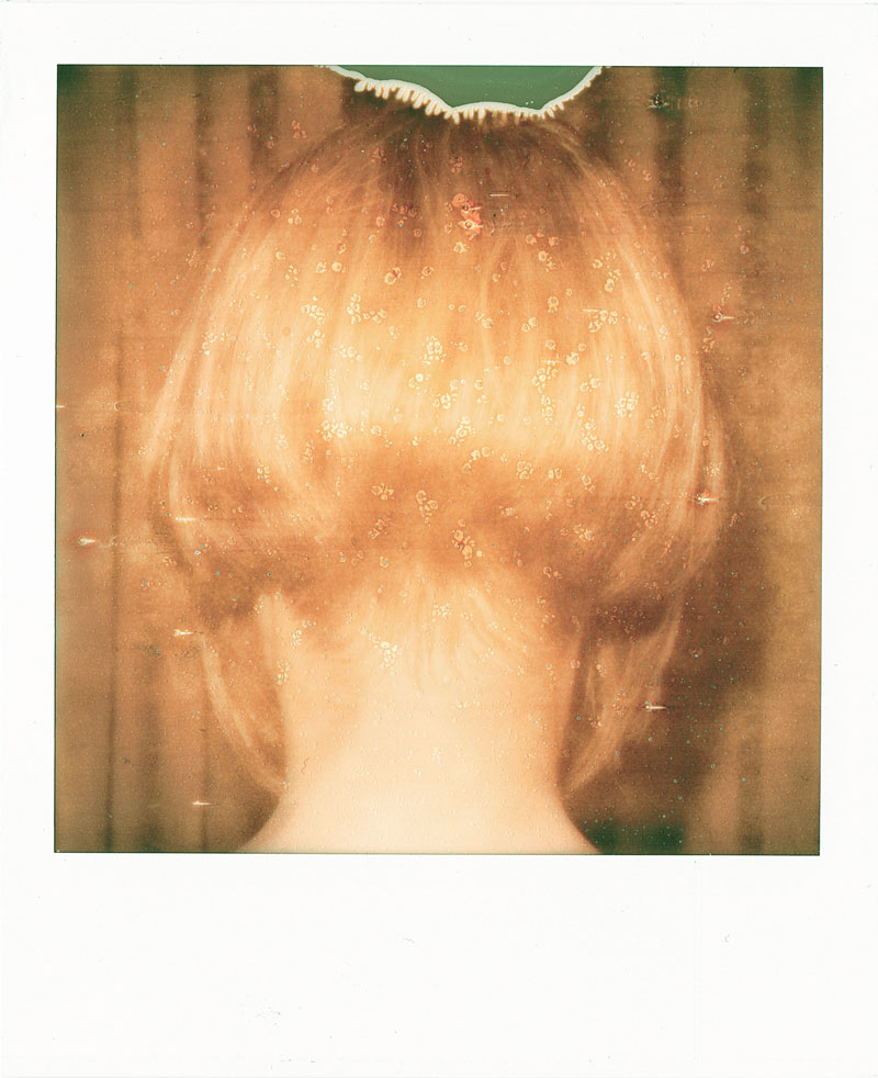 Christine's neck - Impossible Silver Shade instant film (C) Marco Ristuccia