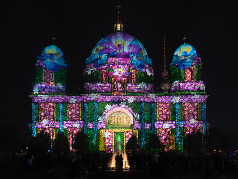 Berlin's Cathedral - Festival of Lights 2018 | © Marco Ristuccia
